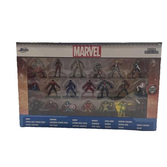 Jada Marvel 20-Piece Set Nano Metalfigs Metal Mini Figures 20-Pack 30769 Wave 2 - Picture 1 of 5